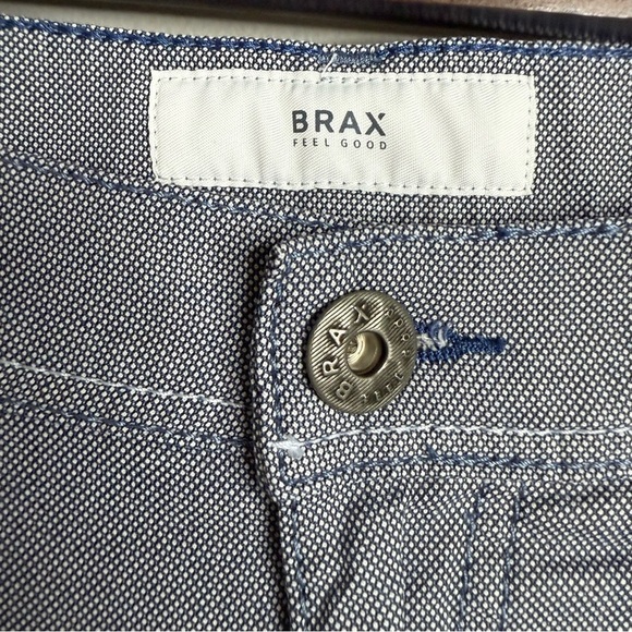 Brax Feel Good | Blue Cooper Fancy Regular Fit Pants | Sz 36 - Picture 4 of 9